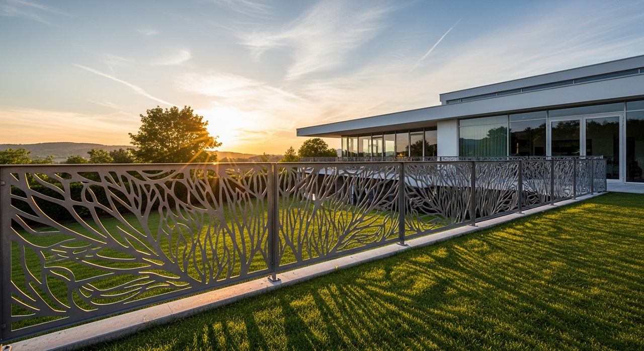 Barandales y vallas en corte láser que combinan seguridad y funcionalidad